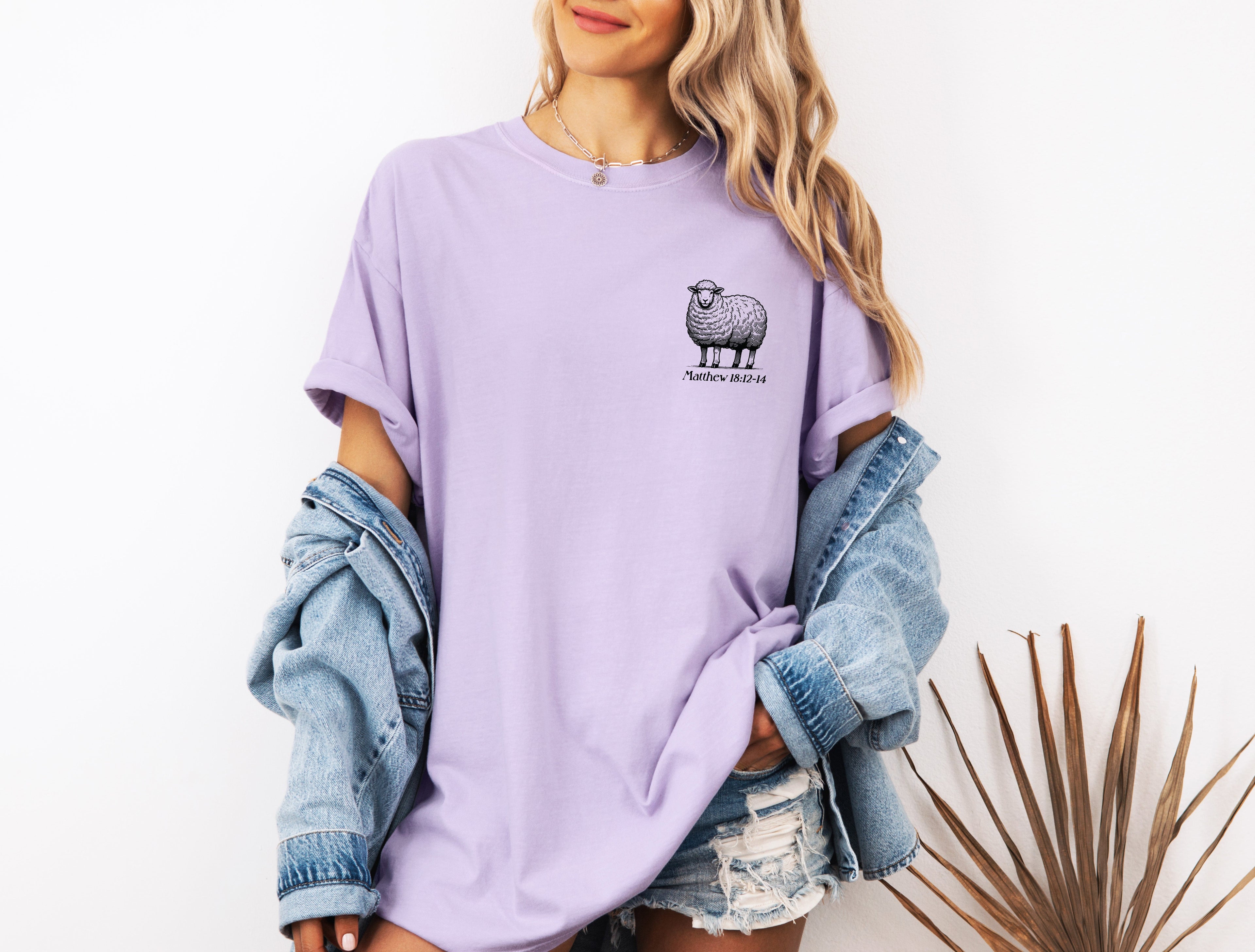He left the 99 to find me Christian Garment Dyed T Shirt